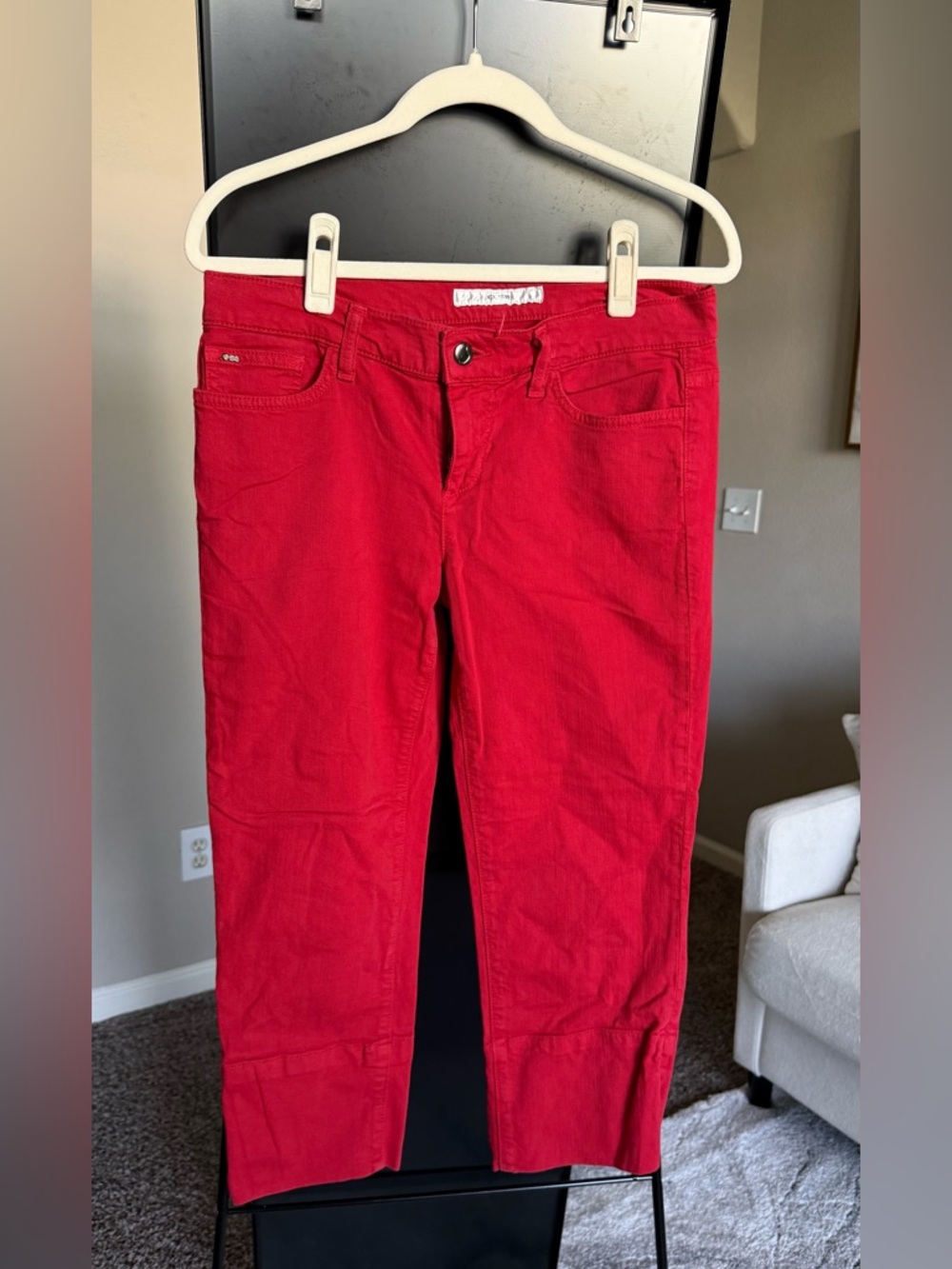 Joe's Jeans Red Capris
